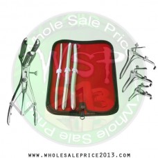  Hegar uterine dilator 3 pieces set, 7-8, 11-12, 13-14, mathieu, grave 3pcs